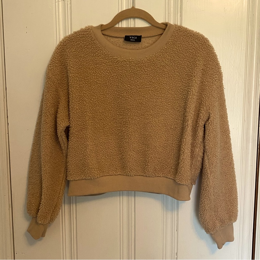 Vici Dolls Sherpa Pullover Sweater